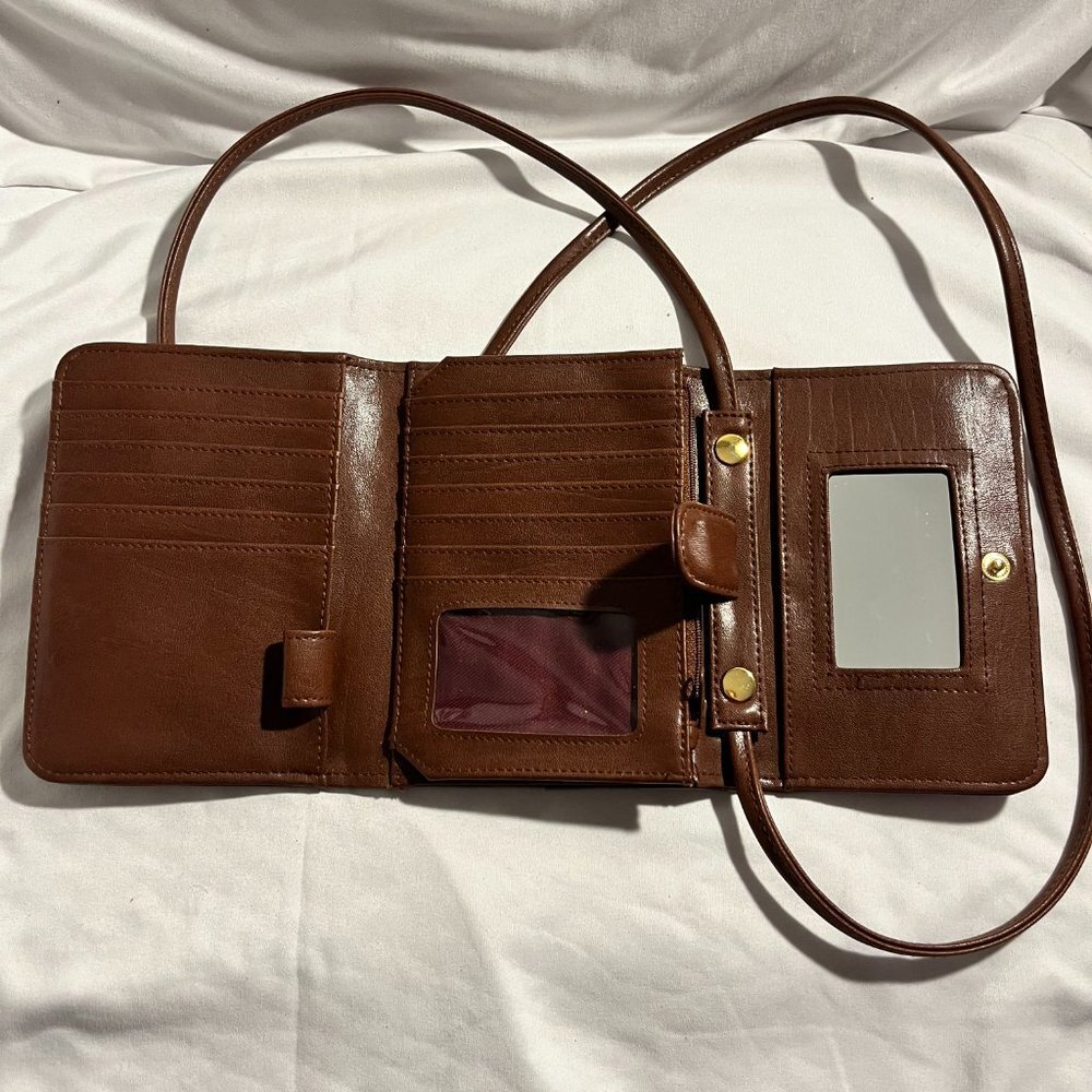 Small Eitenne Aigner Crossbody fabric Purse - Picture 4 of 6